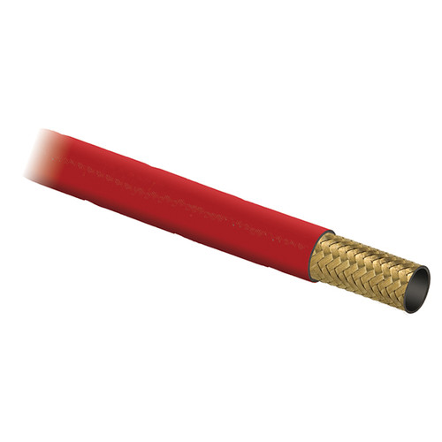 1/2" 2300 PSI 100R1AT One Wire Red Fire Suppression Hose 250' Reel 111FS-08